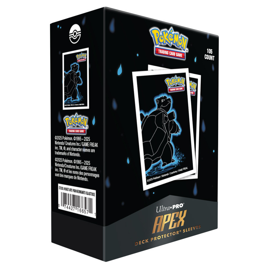 pokemon card sleeve protectors Ultra Pro: Mega Charizard Y Sleeves (65ct) ChromaFusion Technology prevents peeling Pokemon Center 2025 N &