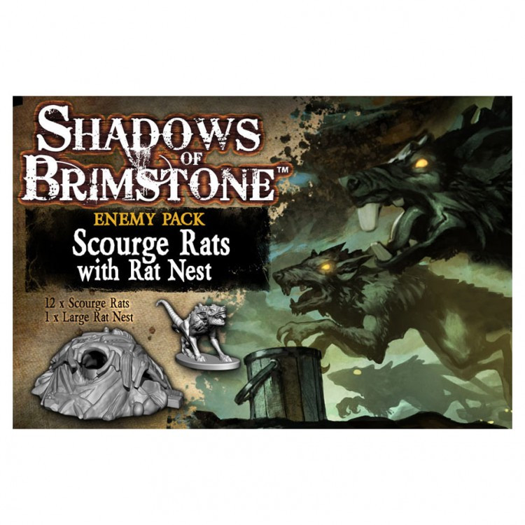 Shadows of Brimstone: Scourge Rats Enemy Pack - Tower of Games