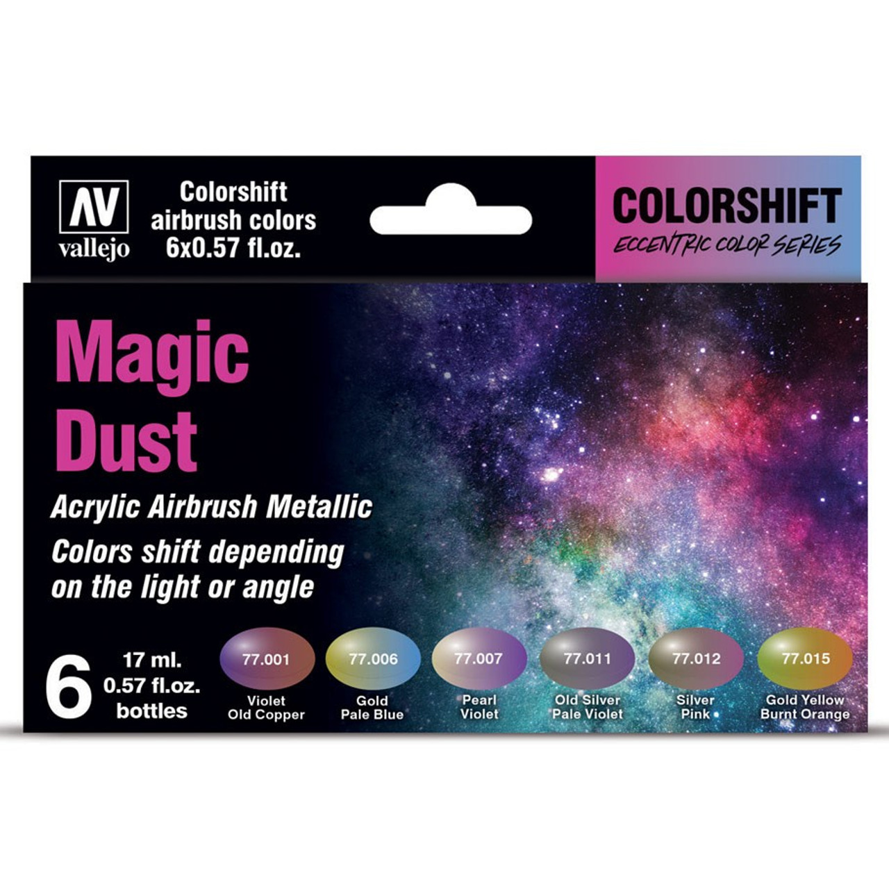 Paint: Vallejo - Paint Sets Magic Dust - Metallic Colorshift Airbrush Paint  Set - Tower of Games