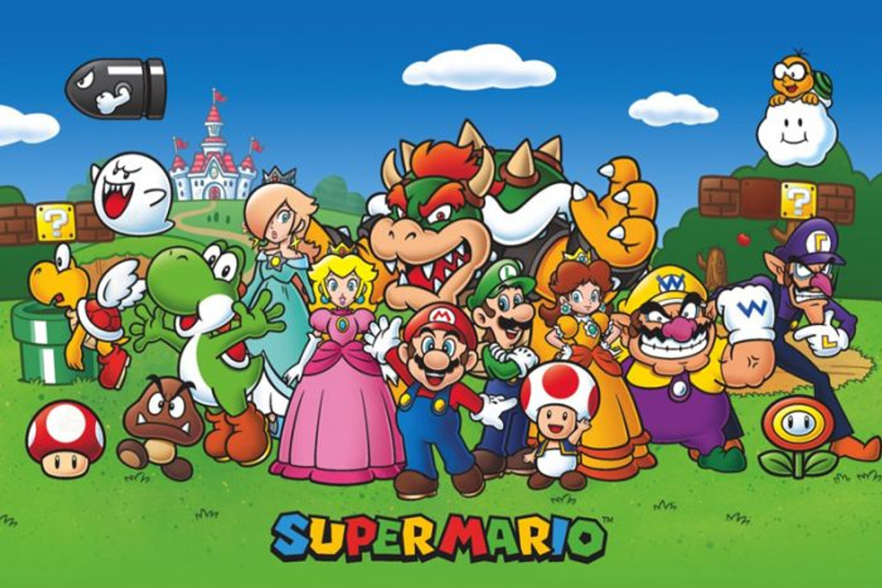 Posters: Super Mario - Characters