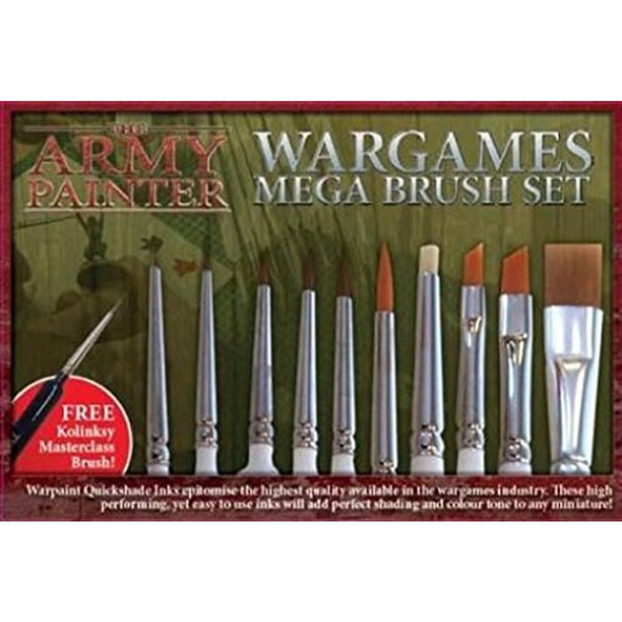 Brushes: Army Painter - Hobby Starter: Wargamers Most Wanted Brush Set -  Tower of Games