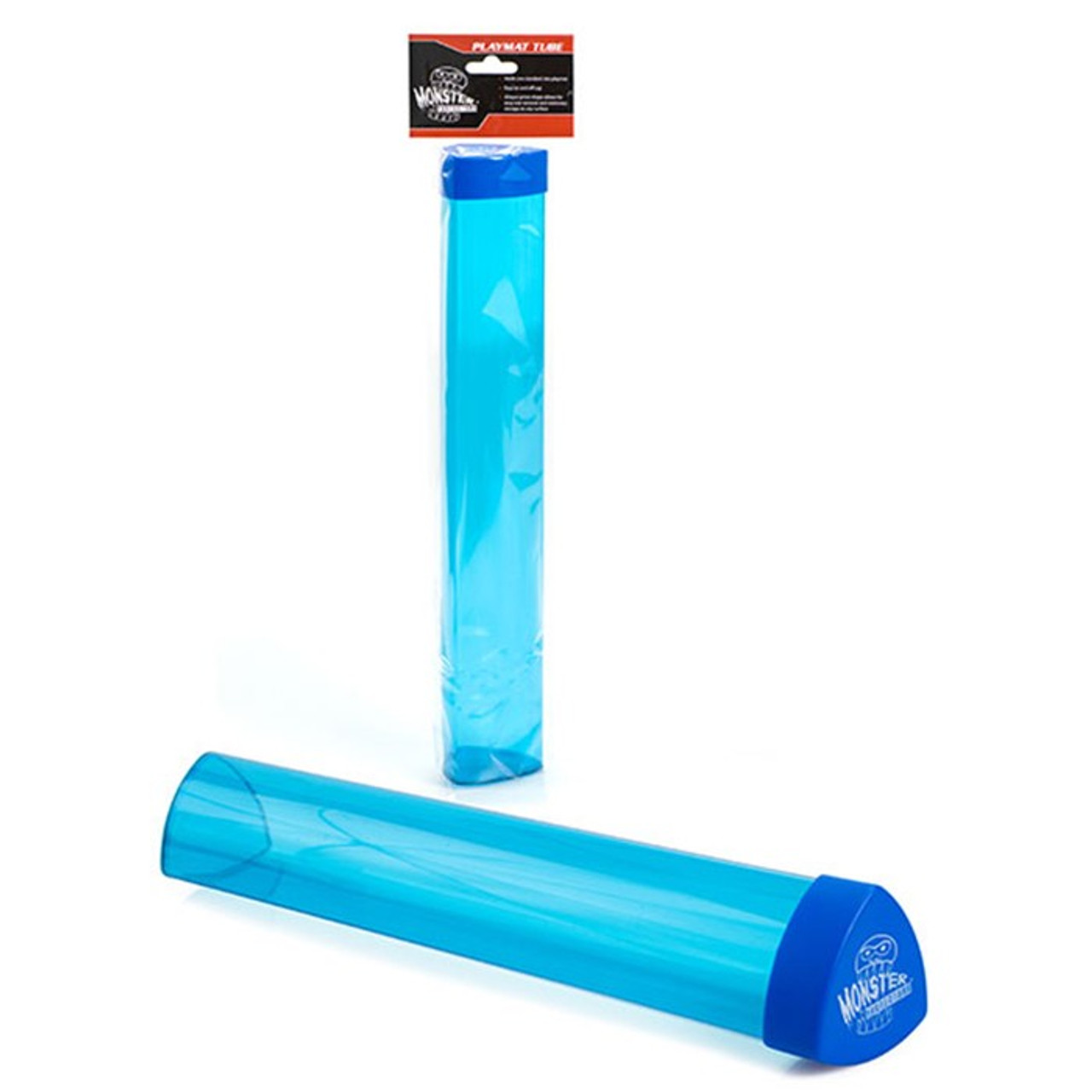 Playmats: Playmat Tubes - Monster Prism Playmat Tube: Translucent Blue -  Tower of Games