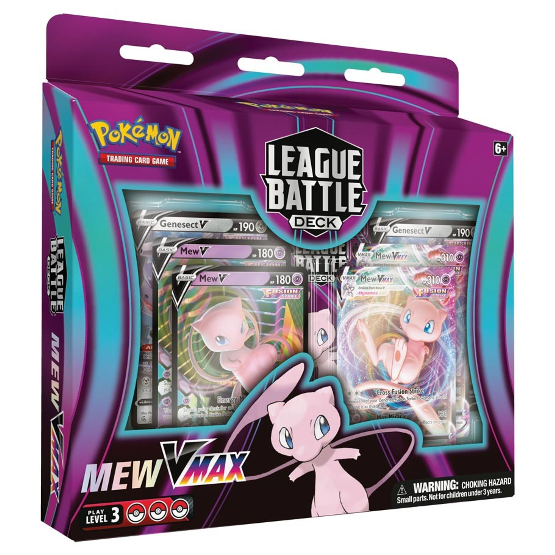 Pokemon TCG Decks and Starters Mew VMAX League Battle Deck Tower