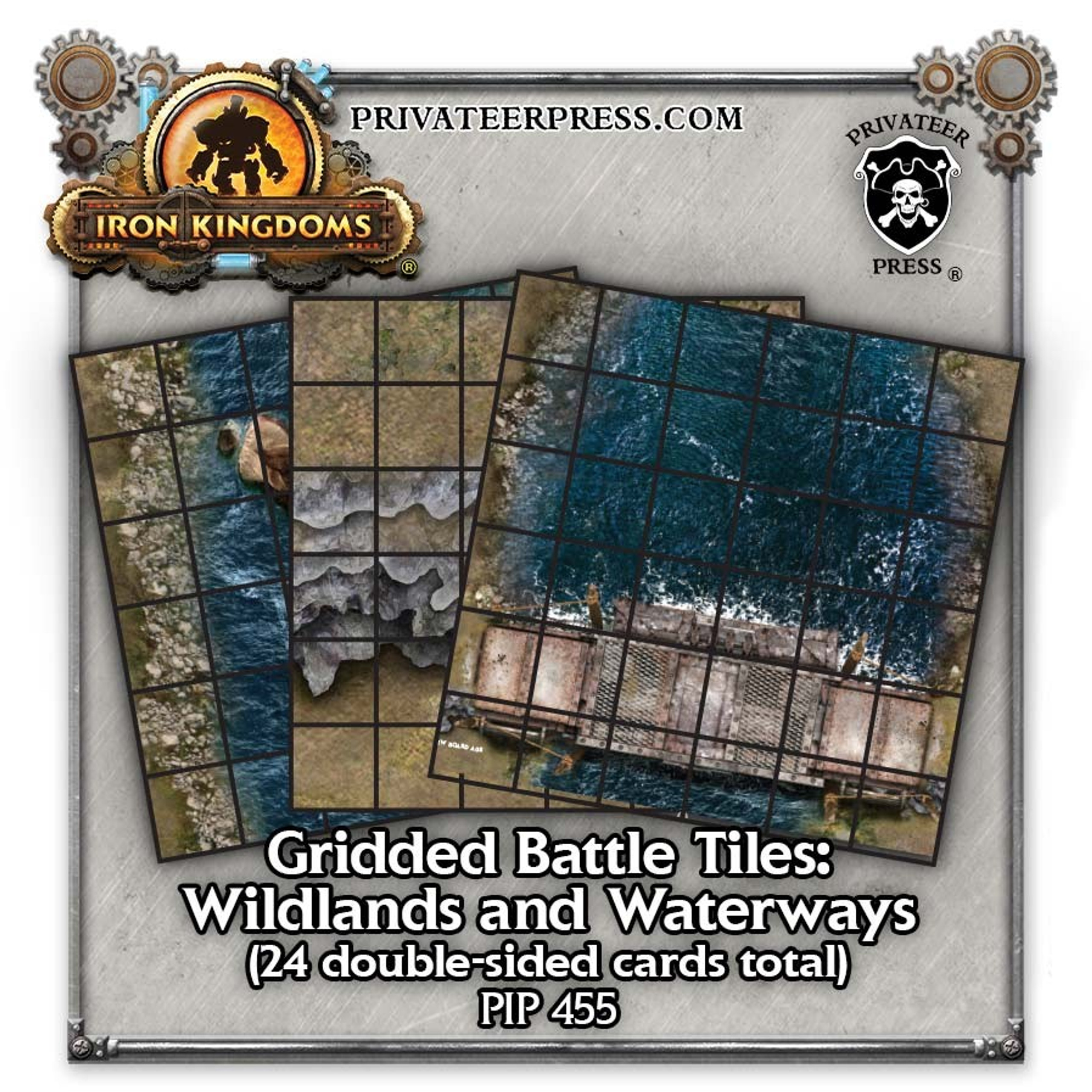 Privateer Press Iron Kingdoms IK RPG 5E Gridded Battle Tiles