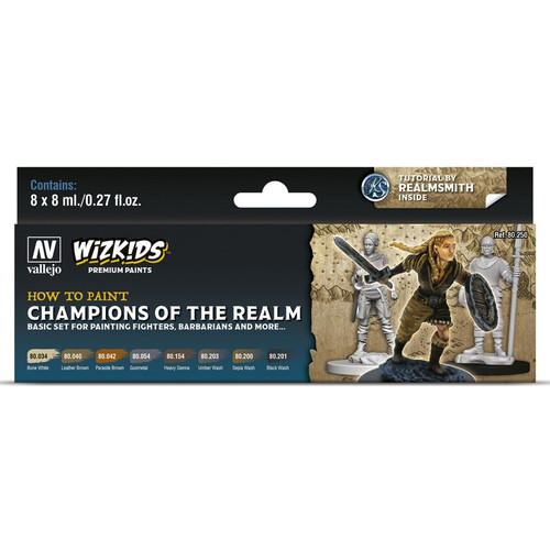 Paint: Vallejo - Paint Sets WizKids Premium Paints: Champions Of The Realm