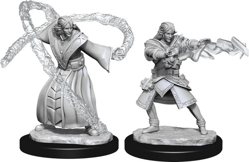 RPG Miniatures: Nolzur's - Nolzur's Marvelous Unpainted Miniatures: Elf Wizard Male