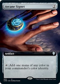 Arcane Signet (Extended Art) [Foil] - Commander Legends