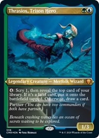 Thrasios, Triton Hero (Foil Etched) [Foil] - Commander Legends