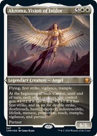 Akroma, Vision of Ixidor (Foil Etched) [Foil] - Commander Legends