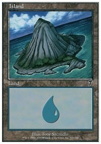 Island (335) [Foil] - 7th Edition