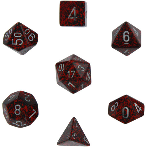 Dice and Gaming Accessories Polyhedral RPG Sets: Speckled - Speckled: Silver Volcano (7)