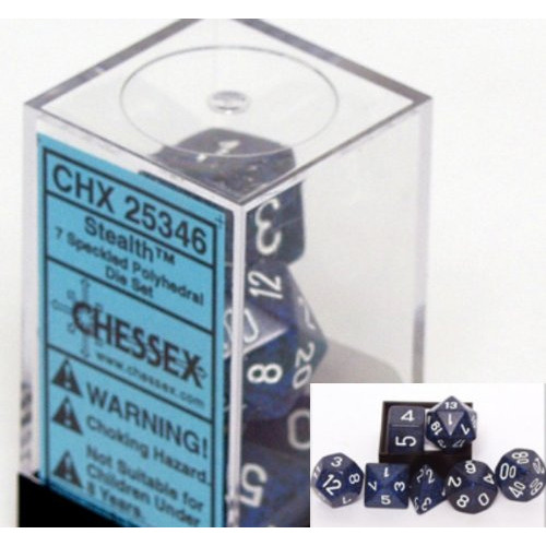Dice and Gaming Accessories Polyhedral RPG Sets: Speckled - Speckled: Stealth (7)