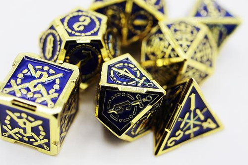 Dice and Gaming Accessories Polyhedral RPG Sets: Metal and Metallic - Deep Sea Sword - Metal (7)