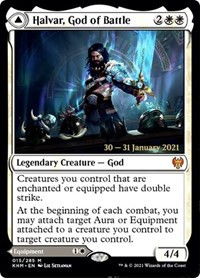 Halvar, God of Battle [Foil] - Prerelease Cards