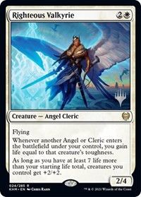 Righteous Valkyrie [Foil] - Promo Pack: Kaldheim