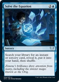 Solve the Equation [Foil] - Strixhaven: School of Mages