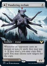 Wandering Archaic (Extended Art) - Strixhaven: School of Mages