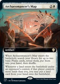 Archaeomancer's Map (Extended Art) - Commander 2021