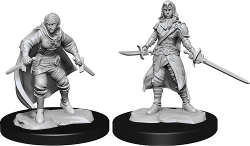 RPG Miniatures: Adventurers - Nolzur's Marvelous Unpainted Minis: Half-Elf Rogue Female