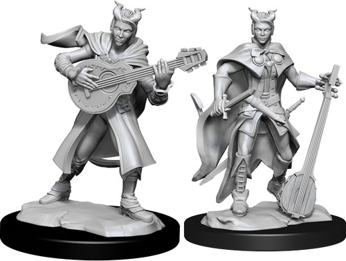 RPG Miniatures: Adventurers - Nolzur's Marvelous Unpainted Minis: Tiefling Bard Female