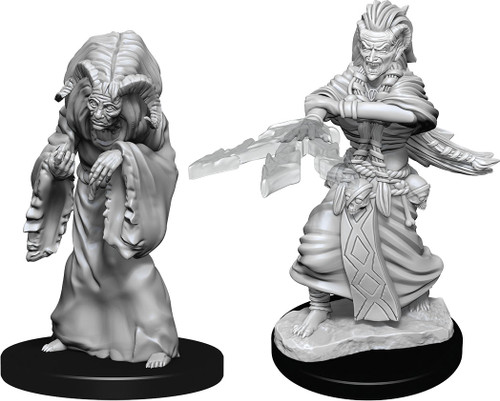 RPG Miniatures: Monsters and Enemies - Nolzur's Marvelous Unpainted Minis: Night Hag & Dusk Hag