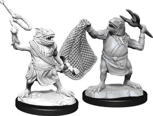 RPG Miniatures: Monsters and Enemies - Nolzur's Marvelous Unpainted Minis: Kuo-Toa & Kuo-Toa Whip