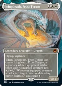 Icingdeath, Frost Tyrant (Borderless) [Foil] - Adventures in the Forgotten Realms