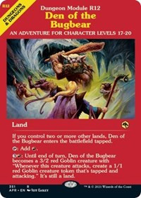Den of the Bugbear (Dungeon Module) [Foil] - Adventures in the Forgotten Realms