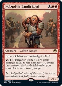 Hobgoblin Bandit Lord [Foil] - Adventures in the Forgotten Realms