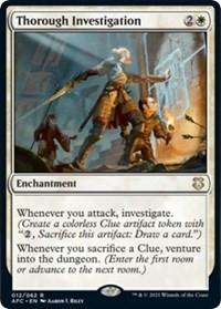 Thorough Investigation - Commander: Adventures in the Forgotten Realms