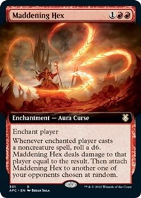 Maddening Hex (Extended Art) - Commander: Adventures in the Forgotten Realms