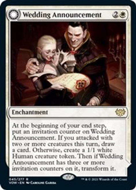 Wedding Announcement [Foil] - Innistrad: Crimson Vow
