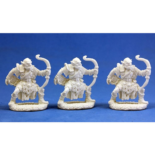 RPG Miniatures: Reaper Minis - Dark Heaven Bones: Orc Archers (3)