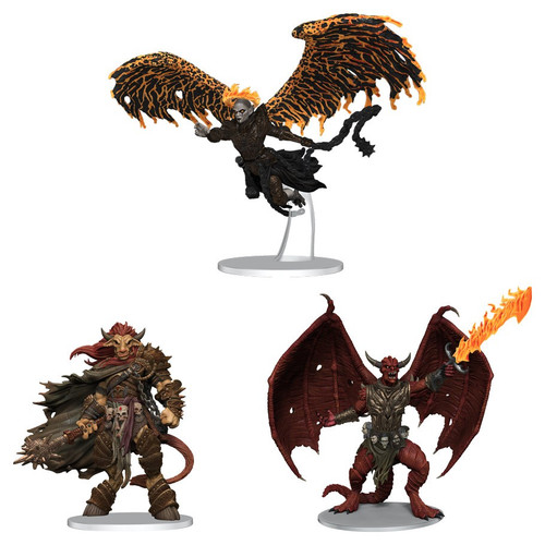 RPG Miniatures: Icons of the Realms - D&D Minis: Archdevils - Bael, Bel, and Zariel