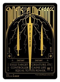 Swords to Plowshares (Foil Etched) (Gold) [Foil] - Secret Lair Drop Series