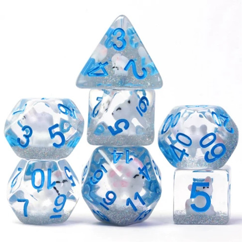 Dice and Gaming Accessories Polyhedral RPG Sets: Stuff-Inside - Arctic Fox (7)