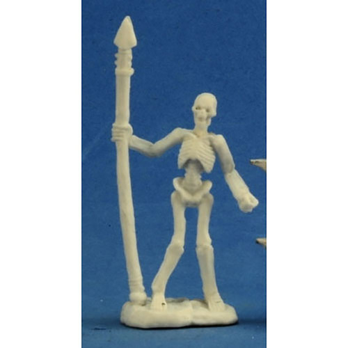 RPG Miniatures: Reaper Minis - Dark Heaven Bones: Skeleton Warrior Spearman (3)