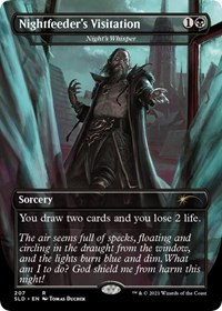 Nightfeeder's Visitation - Night's Whisper [Foil] - Secret Lair Drop Series