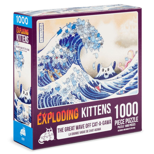 Puzzles: Puzzle: Great Wave of Cat-a-gawa 500pc