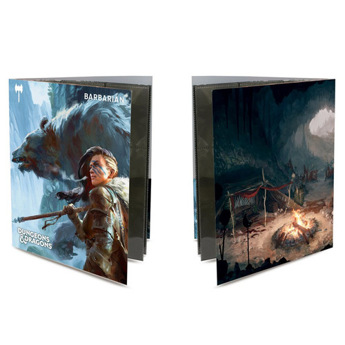 Dungeons & Dragons: Player Support - D&D Class Folio - Barbarian (with Stickers)