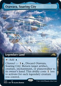 Otawara, Soaring City (Extended Art) - Kamigawa: Neon Dynasty