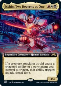 Isshin, Two Heavens as One (Extended Art) - Kamigawa: Neon Dynasty