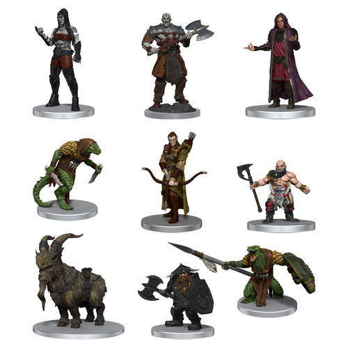 RPG Miniatures: Townsfolk and Animals - Critical Role: Characters of Tal'Dorei - Set 01 [WZK 74261]