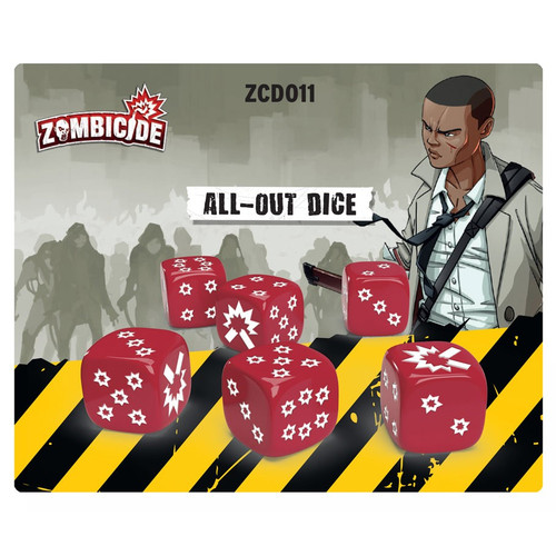 Dice and Gaming Accessories Game-Specific Dice Sets: Zombicide 2E: All-Out Dice Pack [COL ZCD011]