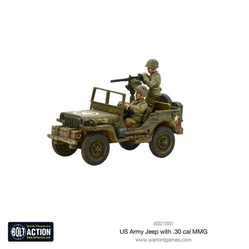 Bolt Action: USA - US Army Jeep with 30 Cal MMG [WLG 403213001]