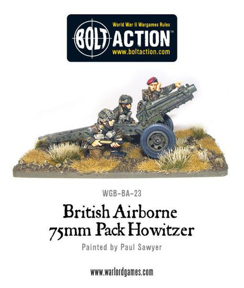 Bolt Action: Great Britain - Airborne 75mm Pack Howitzer [WLG WGB-BA-23]