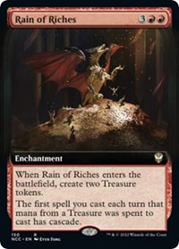Rain of Riches (Extended Art) - Commander: Streets of New Capenna