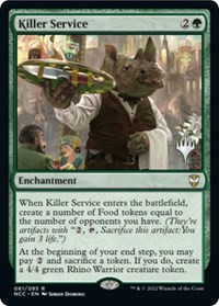 Killer Service [Foil] - Promo Pack: Streets of New Capenna