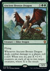 Ancient Bronze Dragon [Foil] - Commander Legends: Battle for Baldur's Gate