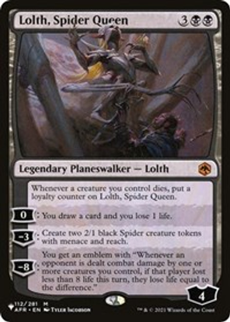 Lolth, Spider Queen - The List